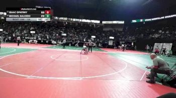 126 lbs Cons. Round 5 - Michael Salcedo, BTWA vs Isaac Opatrny, MEN1