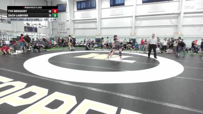 E-171 lbs Consi Of 8 #2 - Tye Berquist, OH vs Zach LaBryer, PA