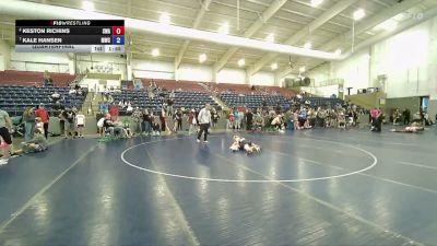 84-92 lbs Quarterfinal - Kale Hansen, Morgan Wrestling Club vs Keston Richins, Sanderson Wrestling Academy