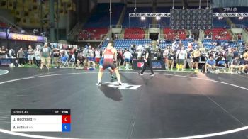 220 lbs Cons 8 #2 - Dean Bechtold, Pennsylvania vs Brycen Arthur, West Virginia