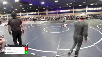 70 lbs Rr Rnd 3 - Camiel Guizar, Powerline Wrestling vs Kyler Robinson, Shootbox WC