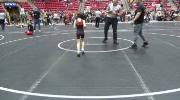 52 lbs Quarterfinal - Kamden Peters, Harrah Little League vs Alva John Terrill, Lion Elite