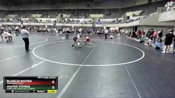 130 lbs 3rd Place Match - Hunter Stevens, Sarbacker Wrestling Academy vs Blakelee Bastien, Luxemburg-Casco