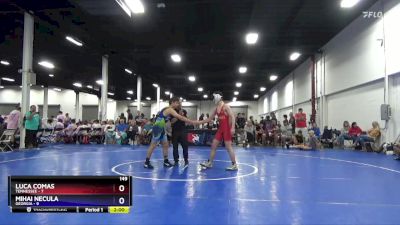 149 lbs Round 3 (4 Team) - Luca Comas, Tennessee vs Mihai Necula, Georgia