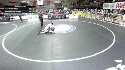Champ. Round 2 - Santos Tizoc, Silver Creek High School Wrestling vs Aaron Contreras, Legacy Wrestling Center
