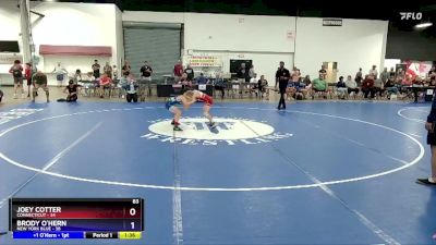 83 lbs Round 3 (8 Team) - Joey Cotter, Connecticut vs Brody O`Hern, New York Blue