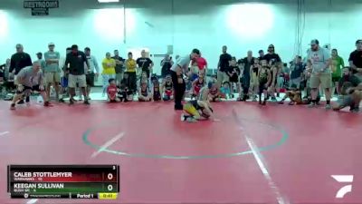 52 lbs Finals (2 Team) - Caleb Stottlemyer, Warhawks vs Keegan Sullivan, Rush WC