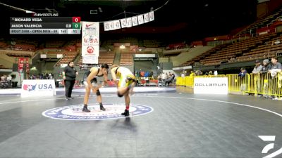 Open Men - 86 lbs 7th Place Match - Richard Vega vs Jason Valencia, Club Lucha Wrestling