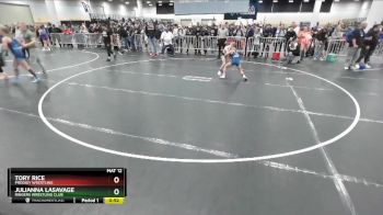 61-66 lbs Quarterfinal - Tory Rice, Prodigy Wrestling vs Julianna LaSavage, Ringers Wrestling Club