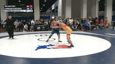 55 kg Cons. Rd Of 64 - William Cruz, New Jersey vs Christian Corcoran, The Wrestling Academy