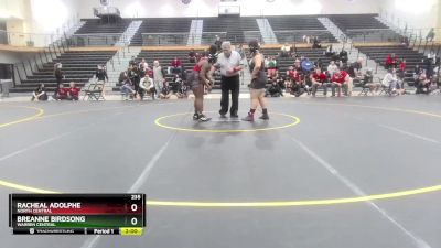 235 lbs Quarterfinal - Racheal Adolphe, North Central vs Breanne Birdsong, Warren Central