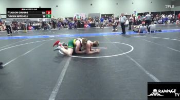 205 lbs Quarterfinal - Gavin Mitchell, Bobcat WC vs Tallon Grubbs, Hugoton