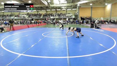 106 lbs Quarterfinal - Antoine Jackman, Greater Lowell vs Caden Hughes, Ponaganset