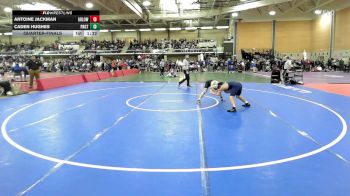 106 lbs Quarterfinal - Antoine Jackman, Greater Lowell vs Caden Hughes, Ponaganset