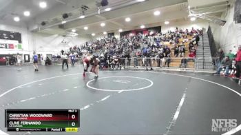 138 lbs Cons. Round 2 - Clive Fernando, La Canada vs Christian Woodward, Garden Grove