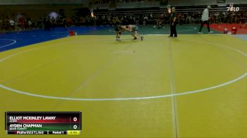 108 lbs Cons. Round 1 - Ayden Chapman, Quad County vs Elliot McKinley Laway, LCWM