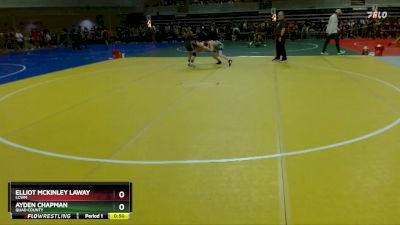 108 lbs Cons. Round 1 - Ayden Chapman, Quad County vs Elliot McKinley Laway, LCWM