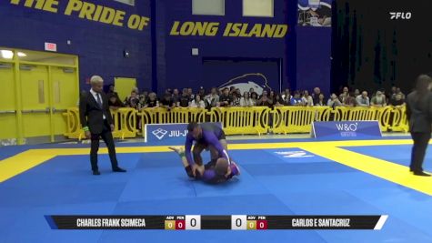 Carlos E Santacruz vs Charles Frank Scimeca 2025 Pan IBJJF Jiu-Jitsu No-Gi Championship