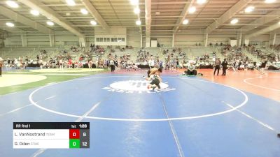 126 lbs Rr Rnd 1 - Lucas VanNostrand, Team Iron Bear vs Gabe Oden, FFWC Faith & Fellowship Wrestling Club