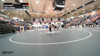 190 lbs Quarterfinal - Sadie Moses, Oologah vs Trinity Hughes, Broken Arrow Girls HS