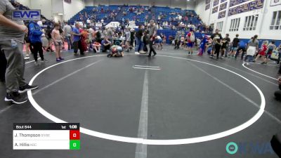 85 lbs Final - Jacksen Thompson, Division Bell Wrestling vs Aiden Hillis, Norman Grappling Club