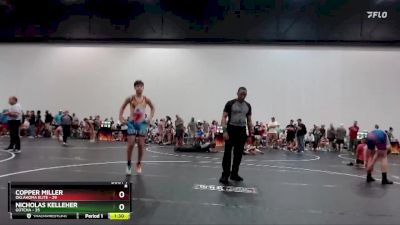 140 lbs Finals (2 Team) - Copper Miller, Oklahoma Elite vs Nicholas Kelleher, Gotcha