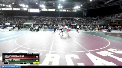 160 lbs Champ. Round 1 - Ashton Wilson, Nyssa vs Jonathan Seamons, Nampa