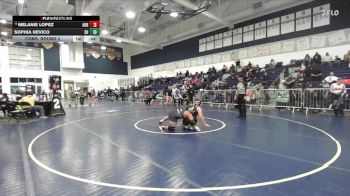 155 lbs Cons. Round 2 - Melanie Lopez, Arroyo vs Sophia Nevico, South Hills