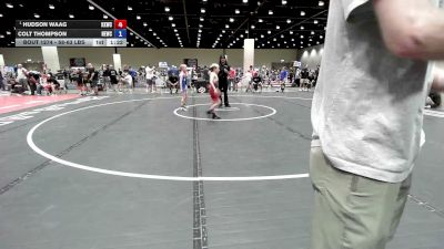 58-63 lbs Champ. Round 3 - Hudson Waag, Keystone Kids Wrestling Club vs Colt Thompson, Nebraska Elite Wrestling Club