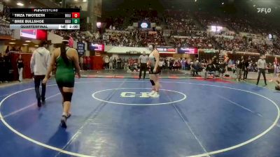 G - 235 lbs Quarterfinal - Tirza TwoTeeth, Ronan Girls vs Bree Bullshoe, Belgrade Girls