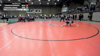 110 lbs Champ. Round 1 - Brooklyn Robinson, Northwest vs Constanza Robles, Randall