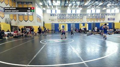 120 lbs Round 6 (8 Team) - JEFFERY HARTLEY, Palm Harbor WC vs Noah Brown, Wild Horse Riders