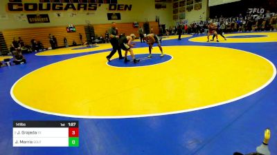 141 lbs Round Of 64 - Jesse Grajeda, St. John Bosco vs Jacob Morris, South Anchorage (AK)