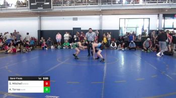 85 lbs Semifinal - Graeson Mitchell, Woodshed Wrestling vs Alessandro Torres, North Hall Wrestling Club