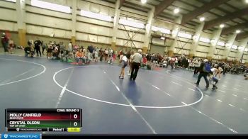 120 lbs Cons. Round 3 - Crystal Olson, Top Of Utah vs Molly Canfield, Bear River