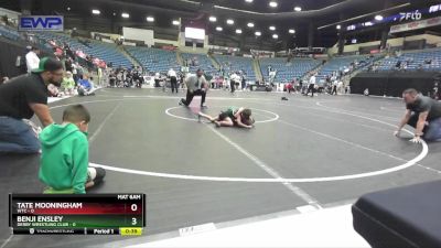 52 lbs 1st Place Match - Tate Mooningham, WTC vs Benji Ensley, Derby Wrestling Club