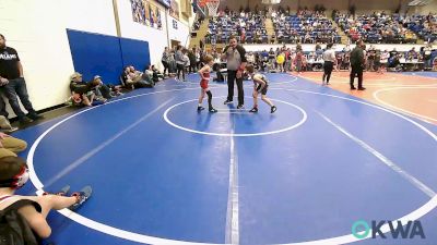 55 lbs Consi Of 4 - Grady Brown, Vinita Kids Wrestling vs Sawyer Emde, Battlefield Wrestling Club