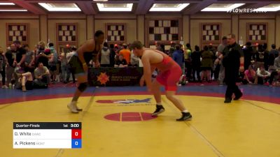 125 kg Quarterfinal - Derek White, CKWC/TMWC vs Amir Pickens, MontCo Wrestling Club