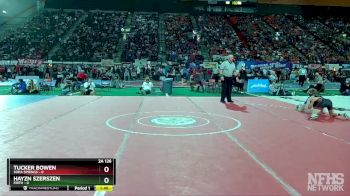 2A 126 lbs Quarterfinal - Tucker Bowen, Soda Springs vs Hayzn Szerszen, Firth