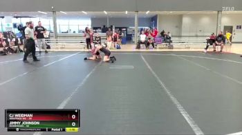 100 lbs Round 2 (6 Team) - Jimmy Johnson, Riverheads vs CJ Weidman, Wolfpack WC