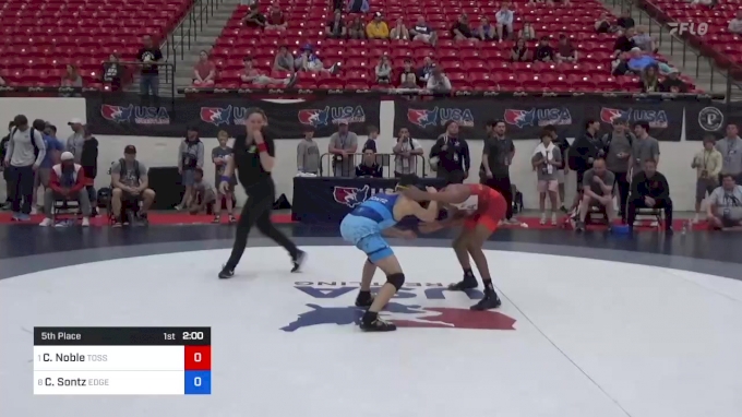 45 kg 5th Place - Caleb Noble, Toss Em Up Wrestling Academy vs Cameron ...