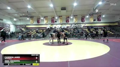 150 lbs Cons. Round 6 - Reed Highsmith, Murrieta Mesa vs Cameron James, Centennial