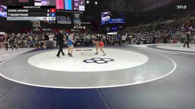 120 lbs Champ. Rd Of 128 - Aileen Aragon, IA vs Celine Frank, MI