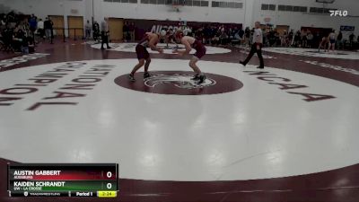 141 lbs Cons. Round 4 - Kaiden Schrandt, UW - La Crosse vs Austin Gabbert, Augsburg