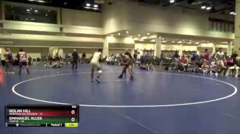 182 lbs Cross Bracket (8 Team) - Emmanuel Aller, Foxfire vs Nolan Hill, Nebraska Big Kahunas