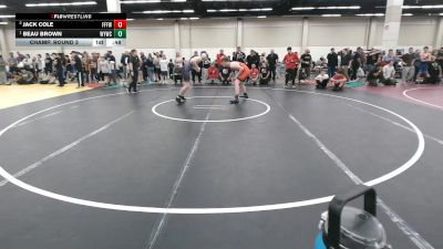 175 lbs Champ. Round 3 - Beau Brown, Willard Youth Wrestling Club vs Jack Cole, Fitness Fight Factory Wrestling Club
