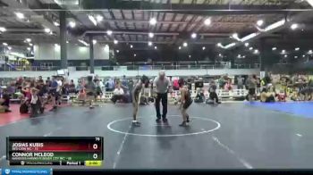 75 lbs Round 1 (8 Team) - Josias Kubis, RED LION WC vs Connor McLeod, HANOVER HAWKEYE/RIVER CITY WC
