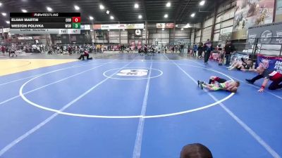 60 lbs Cons. Round 1 - Elijah Martin, Cobbler Kids Wrestling vs Weston Polivka, Watford City Wolves