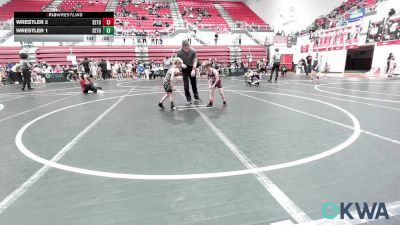 43 lbs Quarterfinal - Ellis Jerry, Rough Riders vs Lochlan Dixon, Noble Takedown Club