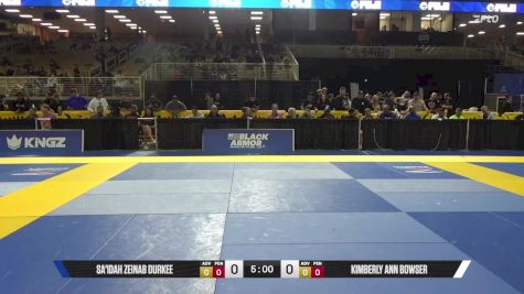 Kimberly Ann Bowser vs Sa'idah Zeinab Durkee 2025 Pan Jiu Jitsu IBJJF Championship